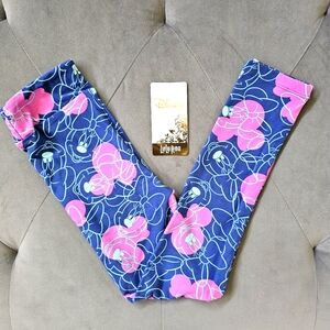 NWT Kids L/XL Disney Lularoe Minne Mouse Leggings Pink & Blue